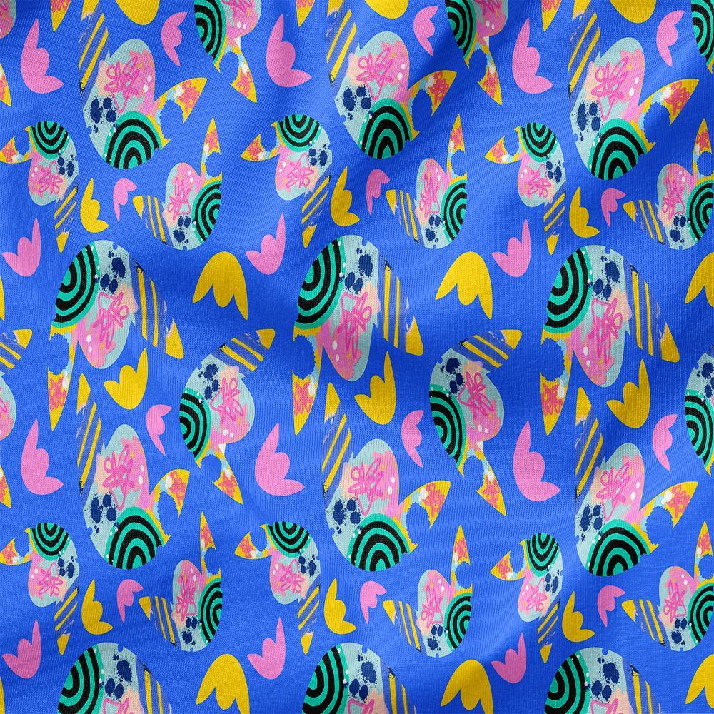 Deb McNaughton Fabric - Tulip Fest Blue 18 - Fabric by Missy Rose Pre-Order