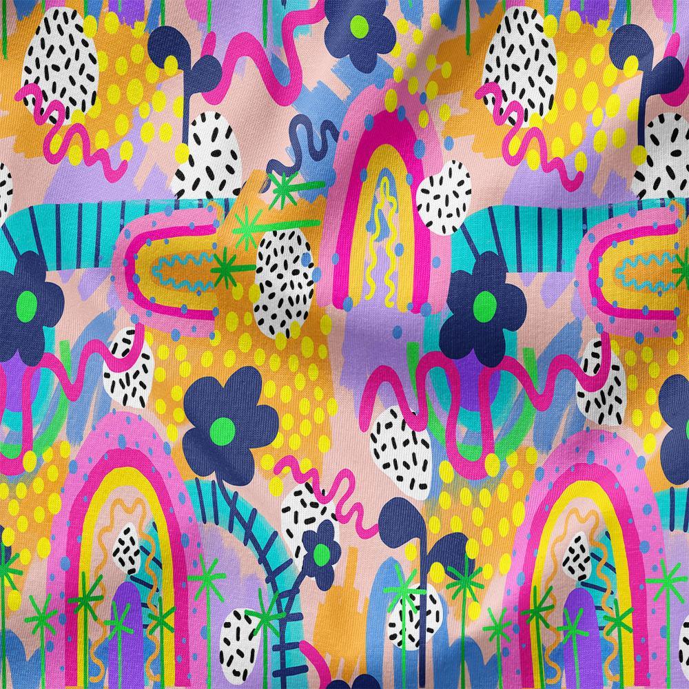 Deb McNaughton Fabric - Rainbow Of Hope 04 - Fabric by Missy Rose Pre-Order