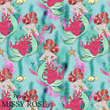 Christmas - Design 134 - Mermaid Fabric