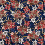 Christmas - Design 146 - Navy Echidna Fabric