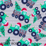 Christmas - Design 152 - Tractor Fabric