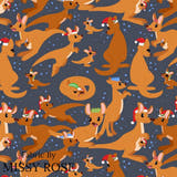 Christmas - Design 183 - Kangaroo Fabric