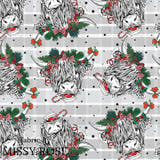 Christmas - Design 38 - Cow Fabric