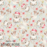 Christmas - Design 39 - Grey Koala Fabric