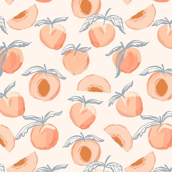 Indy Bloom Fabric - Ember Fall - Painted Peaches 05