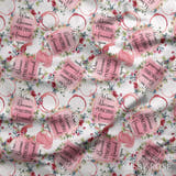 Design 1081 - Funny Wine Fabric