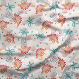 Design 1150 - Watercolour Dinosaur Fabric