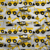 Design 124 - Grey Construction Fabric