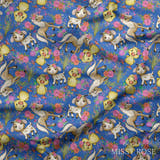 Design 243 - Blue Floral Farm Fabric