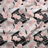 Design 336 - Geometric Roses Fabric