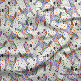 Design 428 - Colourful Zebra Fabric