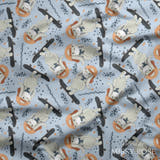 Design 433 - Skateboard Bunny Fabric