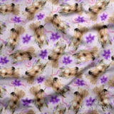 Design 513 - Purple Horse Fabric
