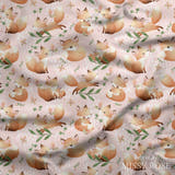 Design 535 - Pink Fox Fabric