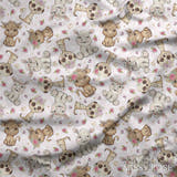 Design 6 - Pink African Animals Fabric