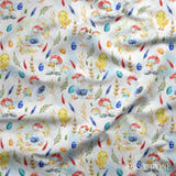 Design 666 - White Chicken Fabric
