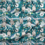 Design 677 - Mermaid Bunny Fabric