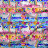 Design 835 - Rainbow Unicorn Fabric