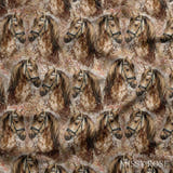 Design 843 - Brown Horse Fabric