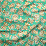 Design 911 - Teal Lion Fabric