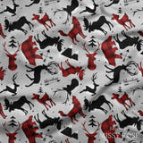 Design 925 - Grey Woodlands Fabric