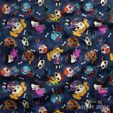 Design 951 - Navy Zombie Fabric