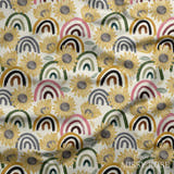 Design 961 - Sunflower Rainbow Fabric