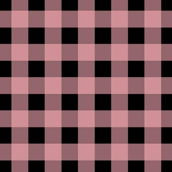 IB Christmas - Gingham Black and Pink 39 - Fabric by Missy Rose Pre-Order