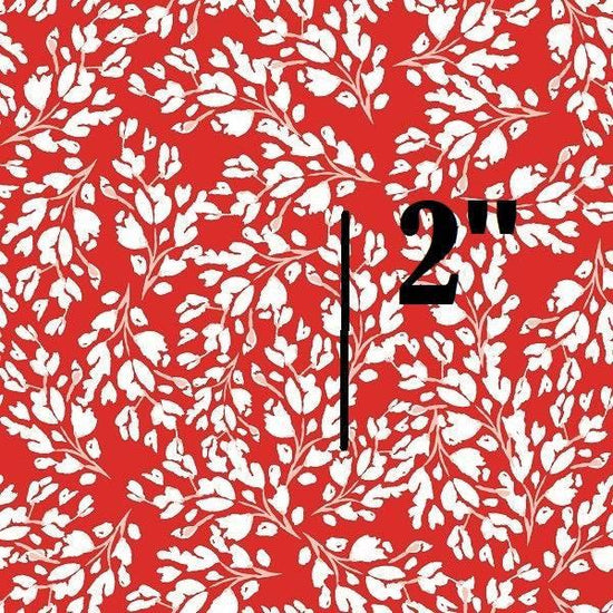 IB Christmas - Red Floral Frost 31 - Fabric by Missy Rose Pre-Order