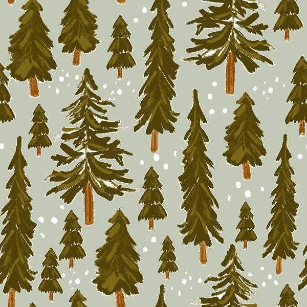 IB Frosty and Bright - Snowy Pines 04 - Fabric by Missy Rose Pre-Order