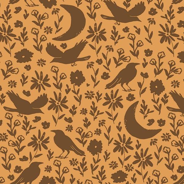 Indy Bloom Fabric - Hocus Pocus - Crop field in Pumpkin 08 - Fabric by Missy Rose Pre-Order