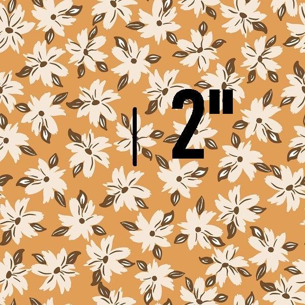 Indy Bloom Fabric - Hocus Pocus - Pumpkin Floral 03 - Fabric by Missy Rose Pre-Order