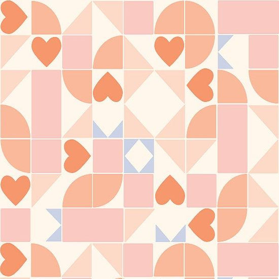 Indy Bloom Fabric - - Sucker For You -  Shape Of My Heart 04 - Fabric by Missy Rose Pre-Order