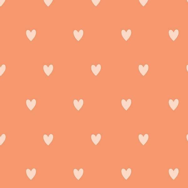 Indy Bloom Fabric - - Sucker For You - Tiny Hearts in Coral 18 - Fabric by Missy Rose Pre-Order