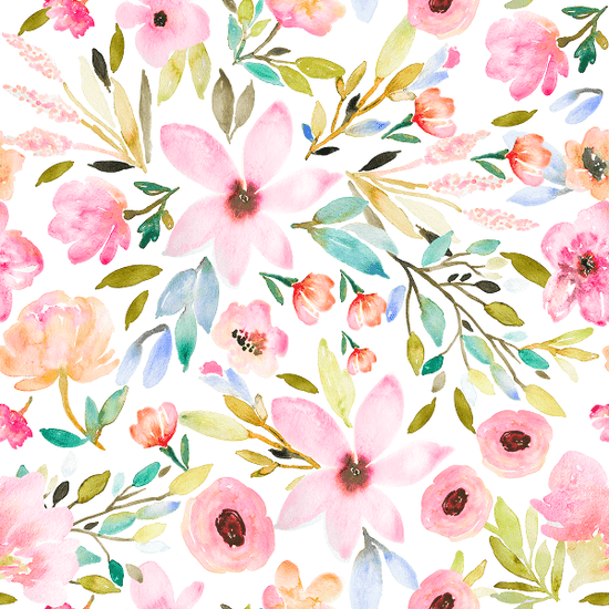 IB Watercolour Floral - Spring Mae 95 - Fabric by Missy Rose Pre-Order