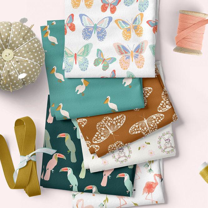 Animals by Indy Bloom fabric collection - custom printed to order by the metre | Fabric by Missy Rose