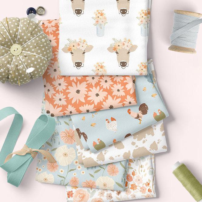 Farmhouse by Indy Bloom fabric collection - custom printed to order by the metre | Fabric by Missy Rose