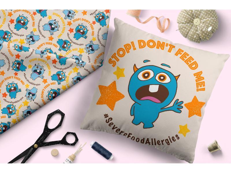 Design 110 Food Allergies Fabric – pre-order designer fabric Australia | Fabric by Missy Rose