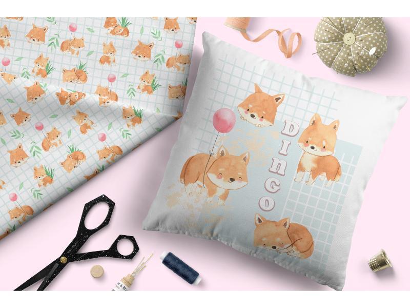 Design 117 Dingo Fabric – made-to-order custom fabric by the metre | Fabric by Missy Rose