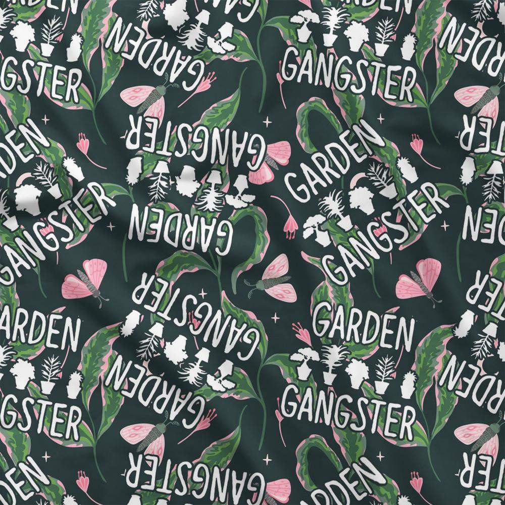 Design 18 Garden Gangster Fabric – premium custom printed fabric for sewing | Fabric by Missy Rose