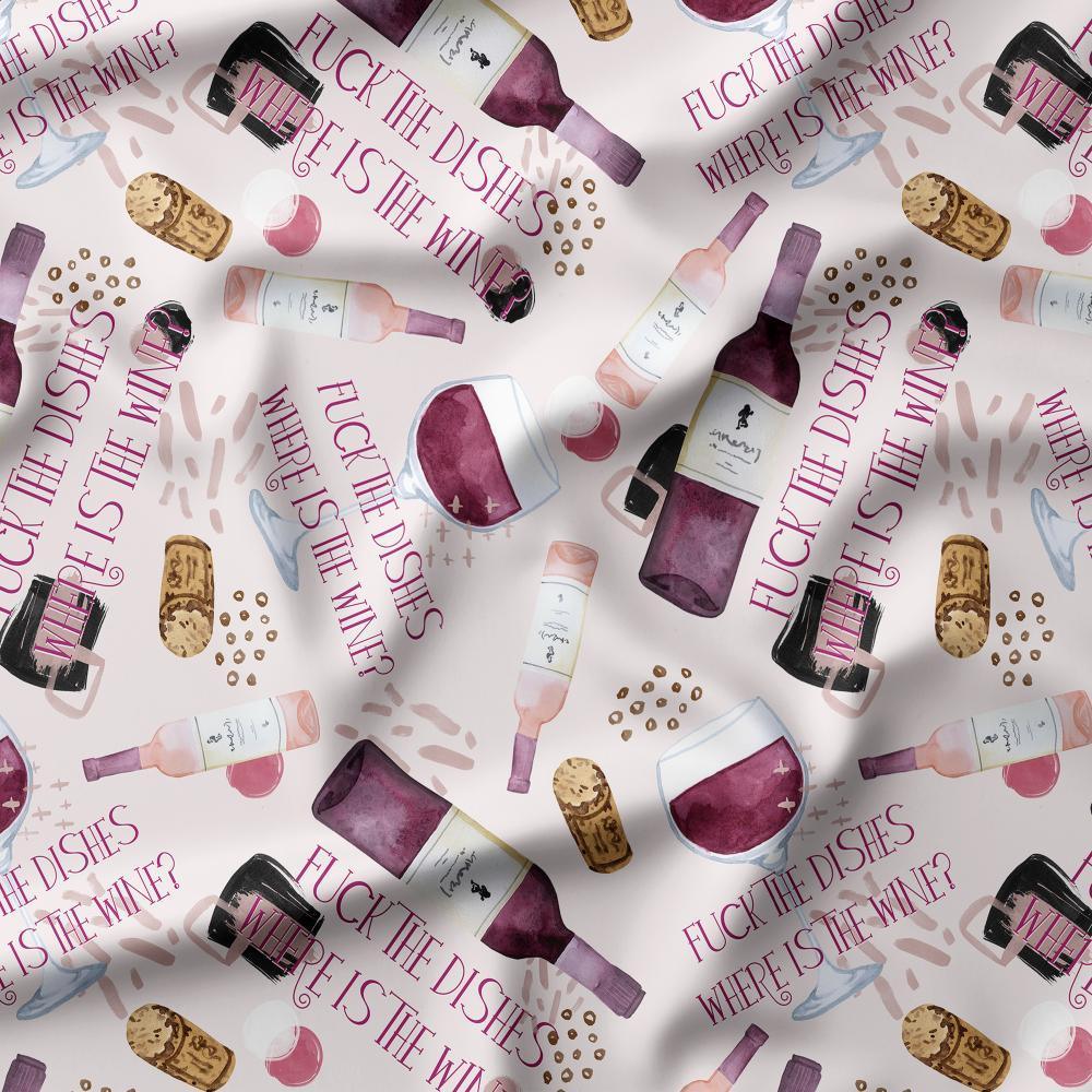 Novelty Swearing Fabric 122 – cheeky novelty fabric by the metre, made-to-order | Fabric by Missy Rose