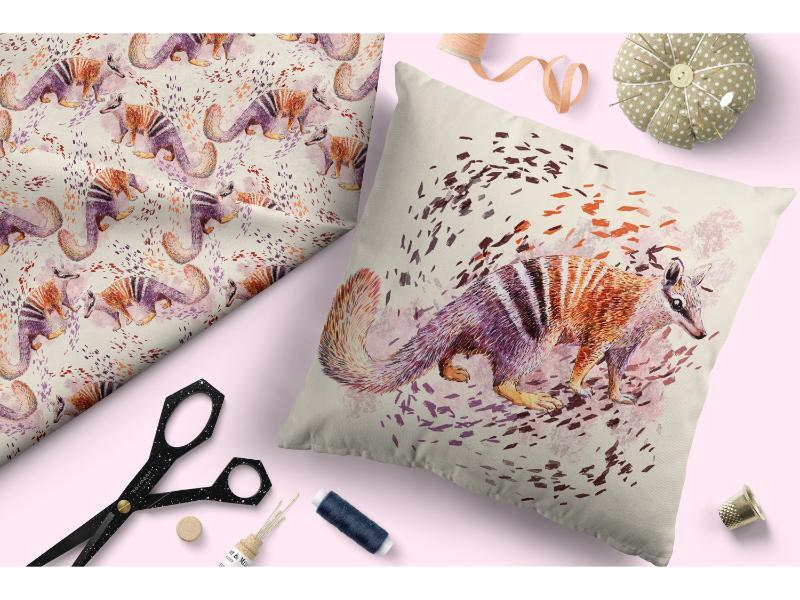 Design 123 Numbat Fabric – pre-order designer fabric Australia | Fabric by Missy Rose