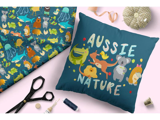 Design 12 - Australian Animals Fabric