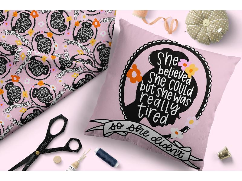 Design 136 Tired Fabric – made-to-order custom fabric by the metre | Fabric by Missy Rose