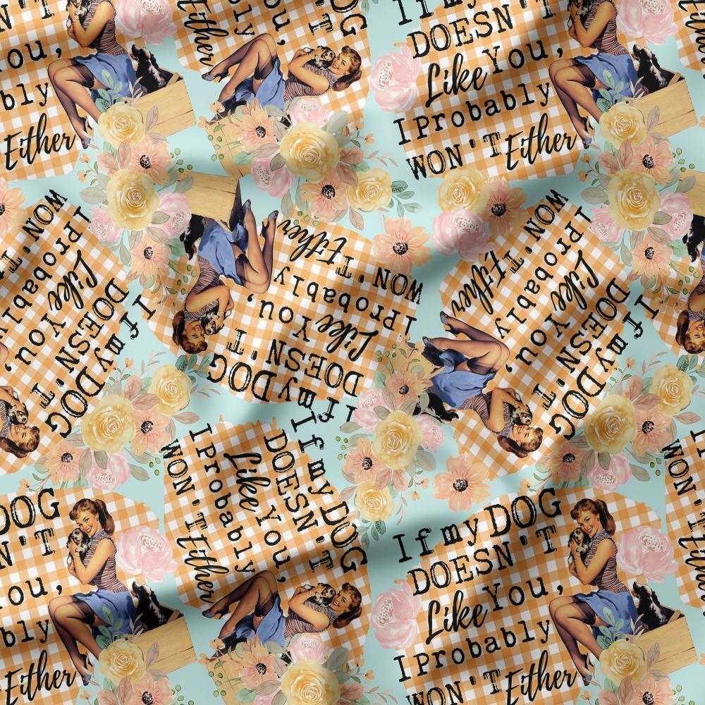 Novelty Swearing Fabric 140 – cheeky novelty fabric by the metre, made-to-order | Fabric by Missy Rose