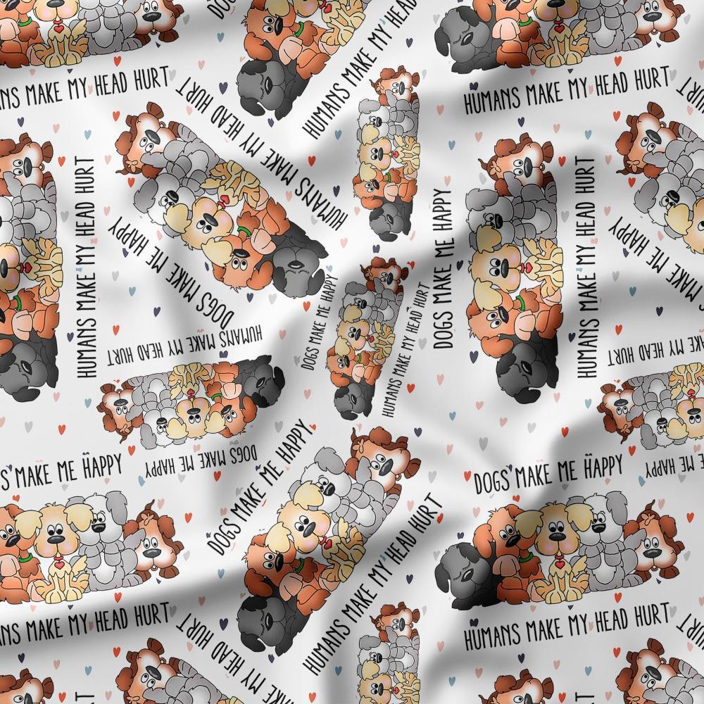 Swear Word Fabric 141 – profanity fabric for sewing, custom printed Australia | Fabric by Missy Rose