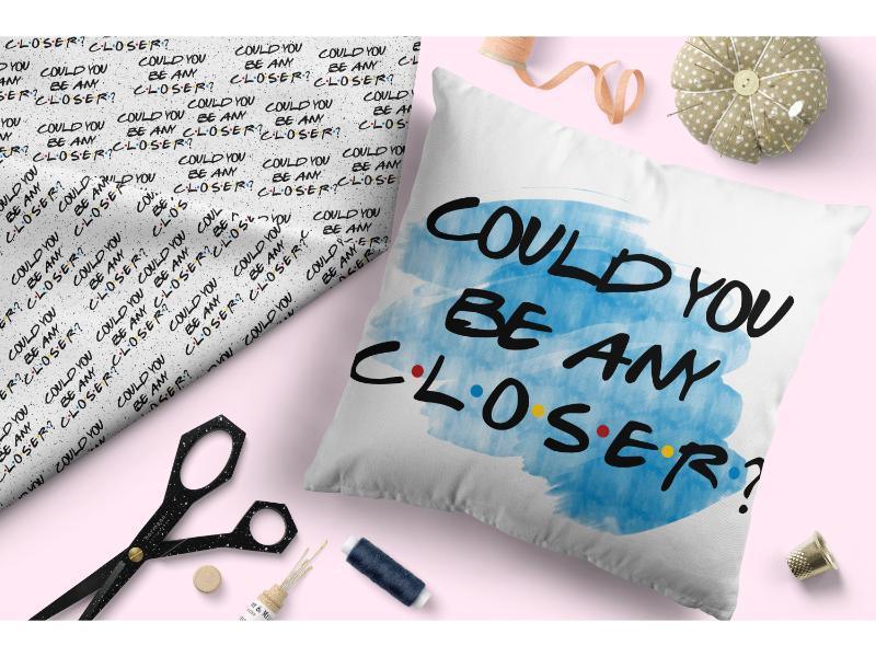Design 148 Closer Fabric – custom printed pre-order fabric Australia | Fabric by Missy Rose
