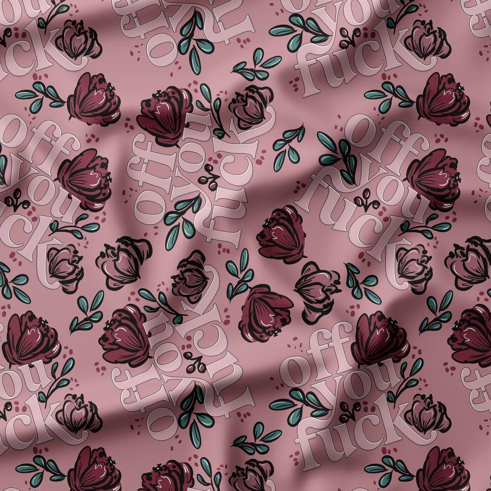 Novelty Swearing Fabric 14 – cheeky rude print fabric for sewing, pre-order | Fabric by Missy Rose