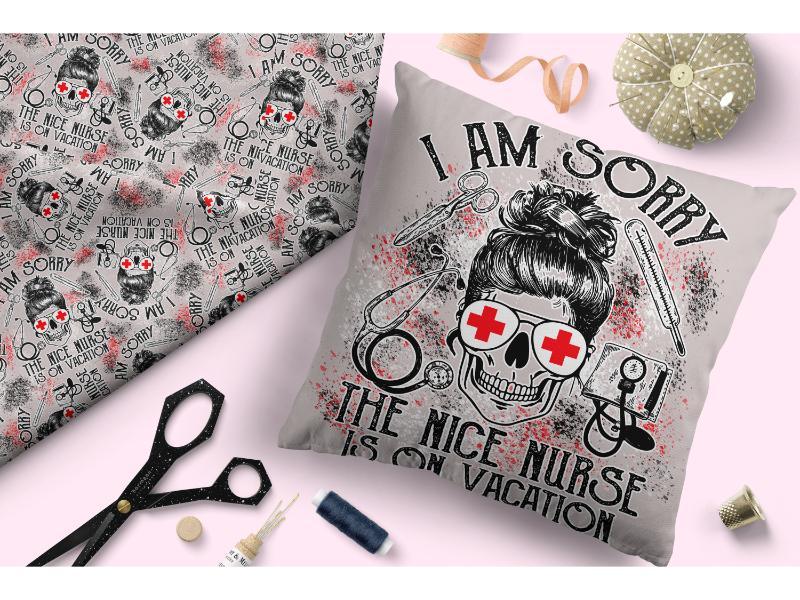 Design 150 Grey Nurse Fabric – custom printed pre-order fabric Australia | Fabric by Missy Rose