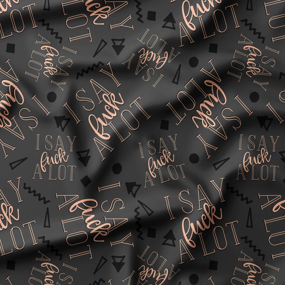 Novelty Swearing Fabric 174 – cheeky rude print fabric for sewing, pre-order | Fabric by Missy Rose